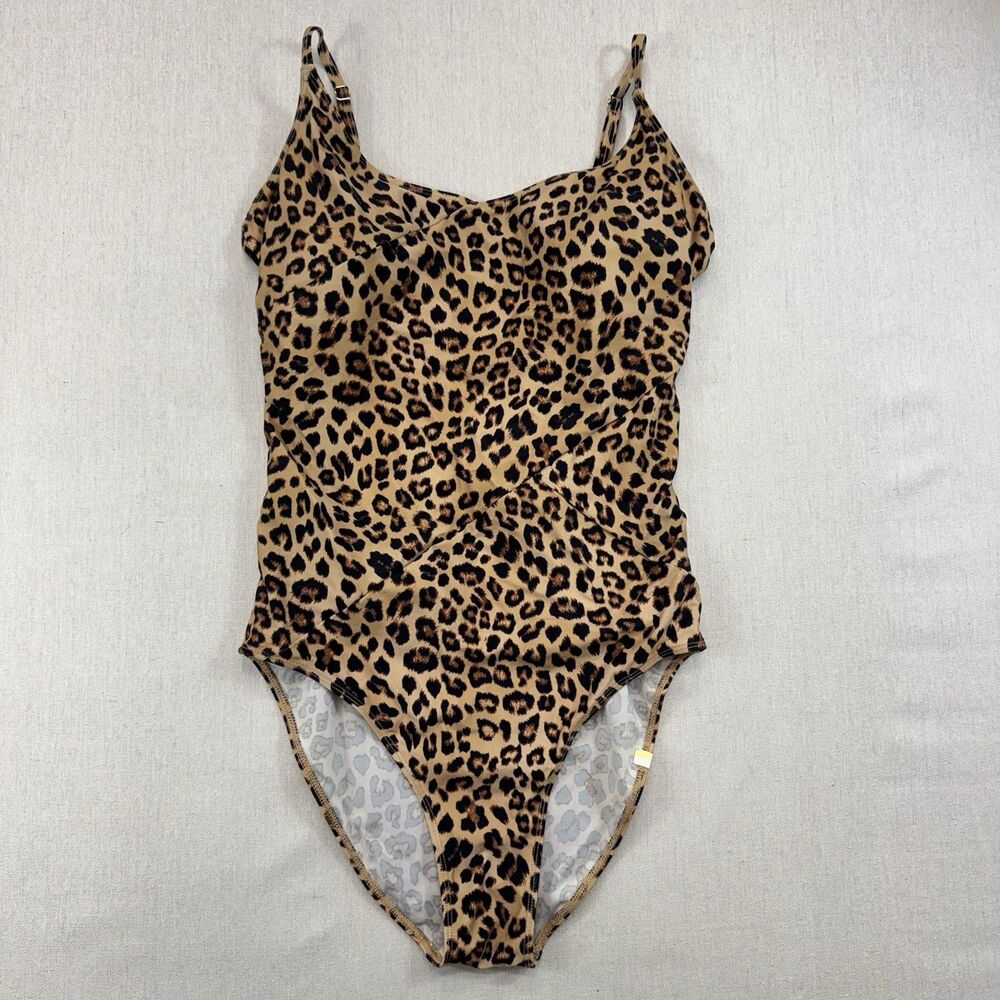 Summersalt Women’s 10 Leopard Print One-Piece Swimsuit